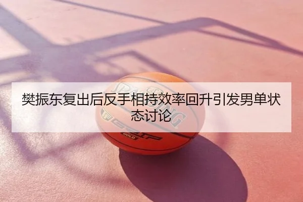 樊振东复出后反手相持效率回升引发男单状态讨论